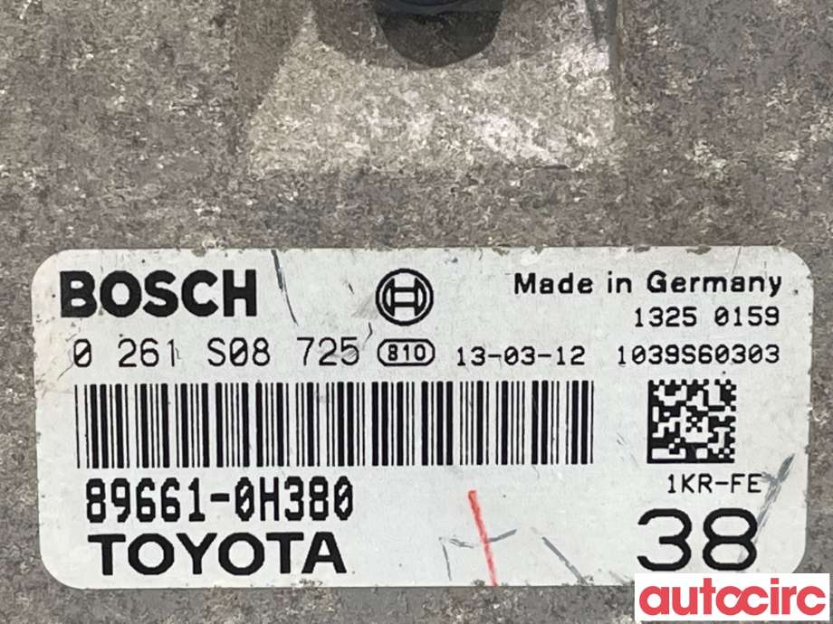 Styreenhet motor til Toyota Aygo 2005-2014 (Type I)  (TOYOTA|896610H380)