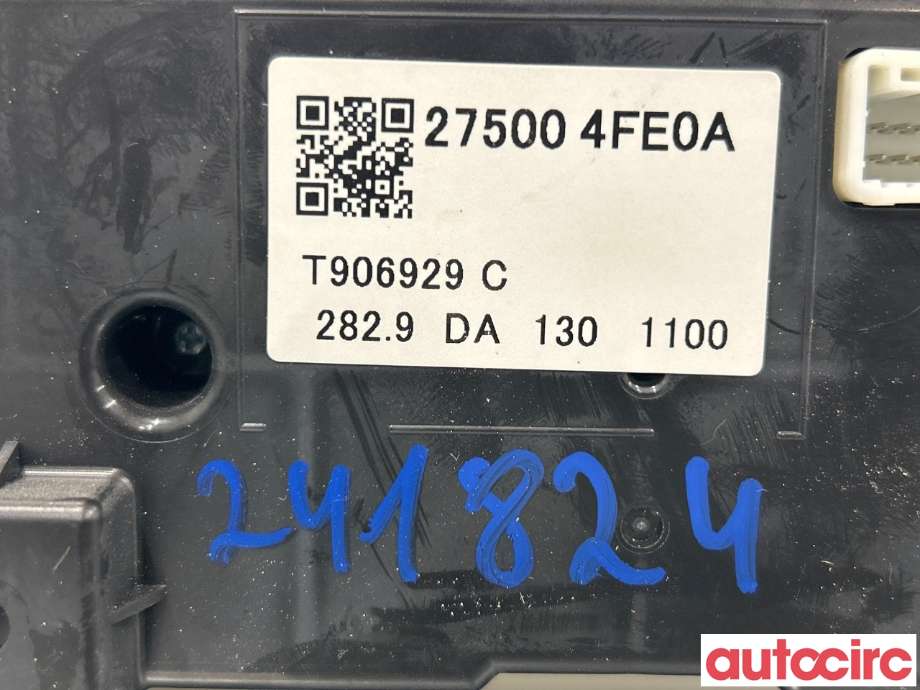 Varmeapparat betjening til Nissan NV200 2010-2019  (NISSAN|275004FE0A)