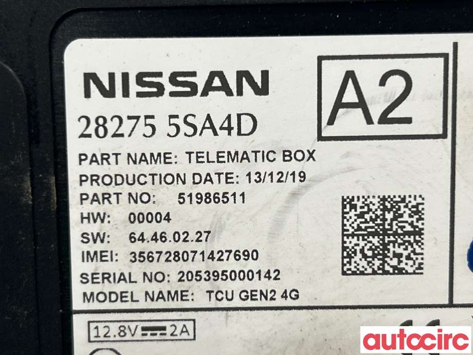 Styreenhet diverse til Nissan NV200 2010-2019  (NISSAN|282755SA4D)