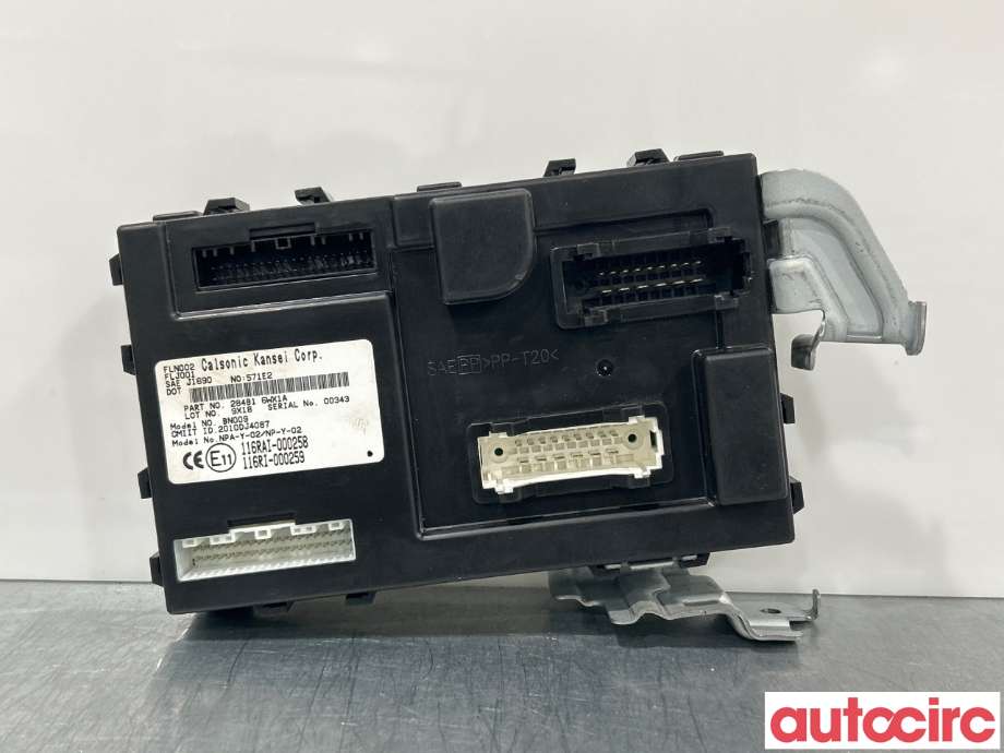 Styreenhet comfort (BCM) til Nissan NV200 2010-2019  (NISSAN|284B16WX1A)