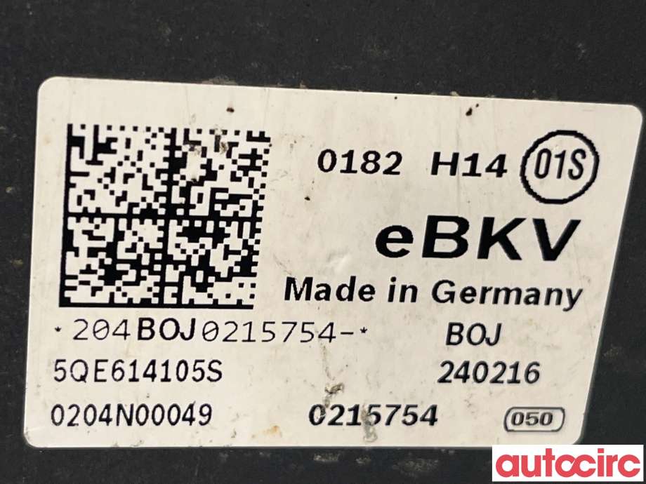Bremsekraft-forsterker til VW e-Golf 2014-2017 (Fase 1)  (VOLKSWAGEN|5QE614105AT|0204N00049)