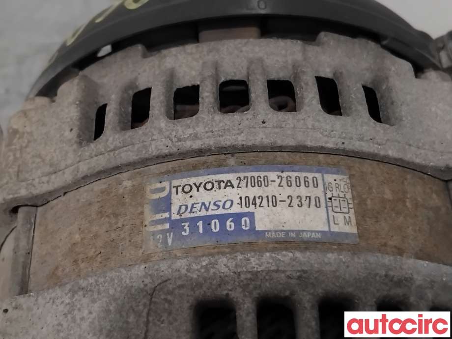 Dynamo til Toyota RAV4 2009-2013 (Type III, Fase 2)  (TOYOTA|2706026060|104210-2370|27060-26060)
