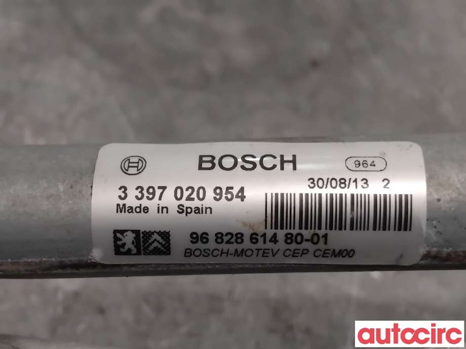 Viskermotor frontrute til Citroën Berlingo 2008-2015 (Type II, Fase 1)  (CITROEN|6405LK|0390241621|9682861480)