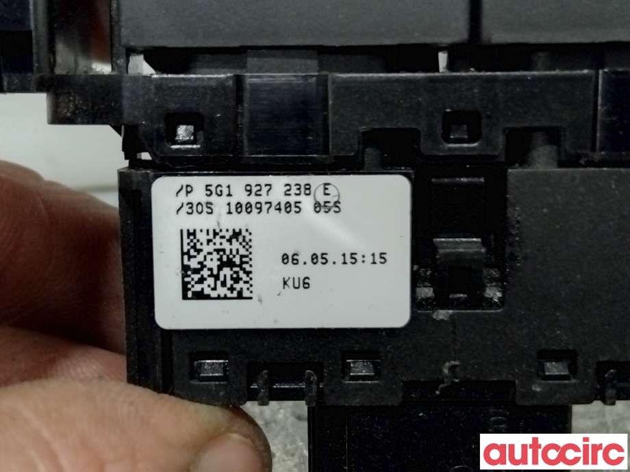 Bryter diverse til VW e-Golf 2014-2017 (Fase 1)  (VOLKSWAGEN|5G1927238E|10097405)