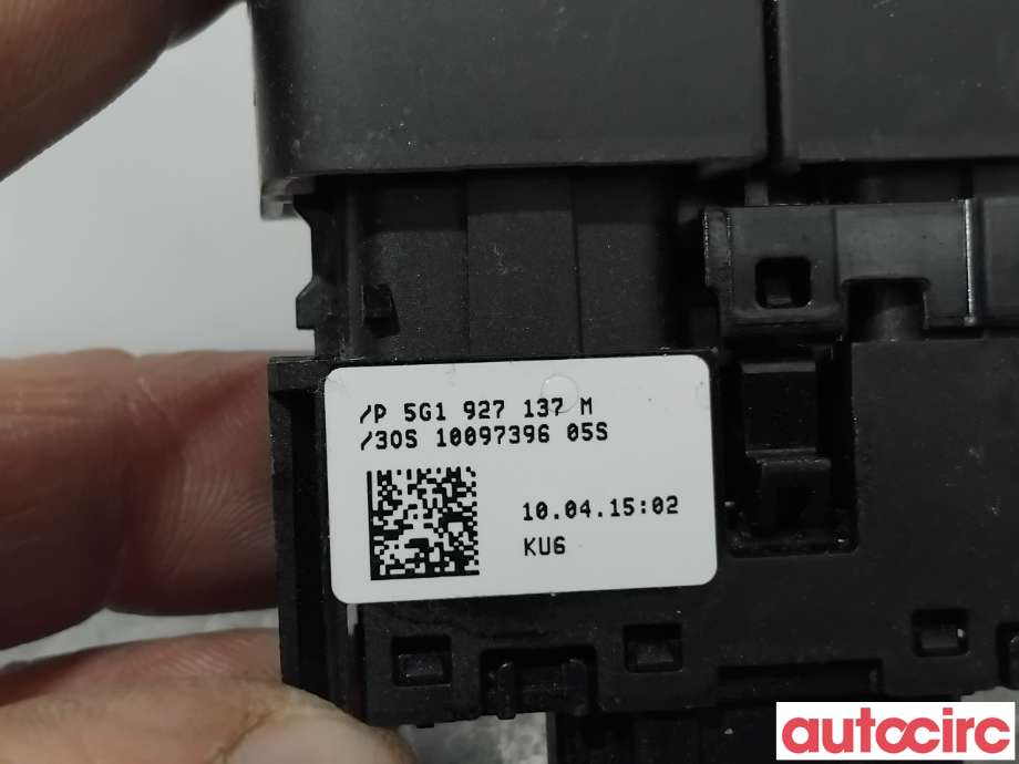 Bryter diverse til VW e-Golf 2014-2017 (Fase 1)  (VOLKSWAGEN|5G1927137M|10097396)