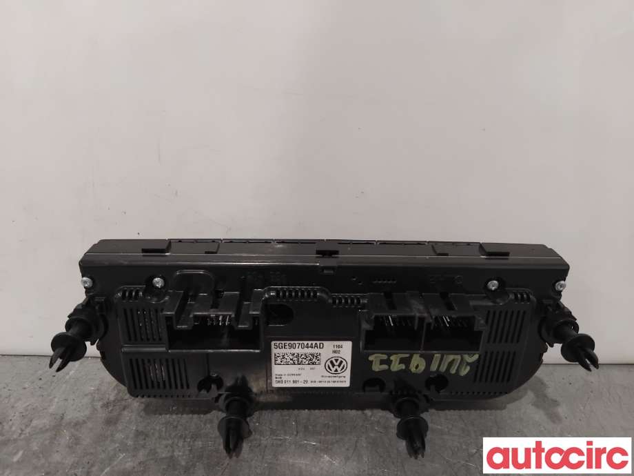 Varmeapparat betjening til VW e-Golf 2014-2017 (Fase 1)  (VOLKSWAGEN|5GE907044AD|5HB011981-29)