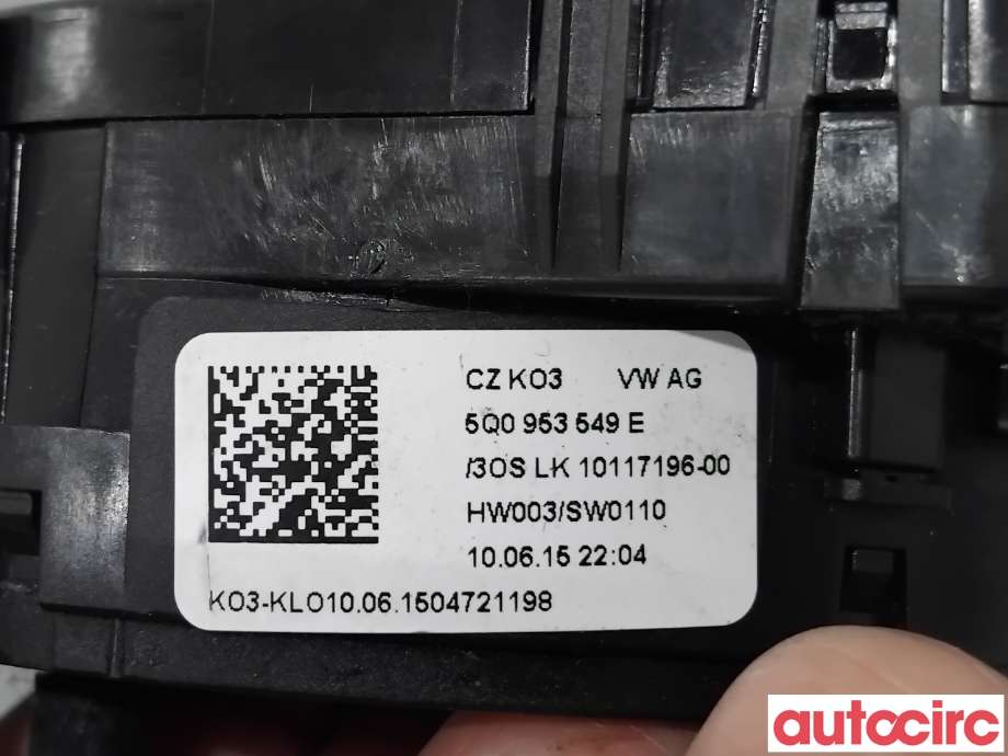 Airbag slepering til VW e-Golf 2014-2017 (Fase 1)  (VOLKSWAGEN|5Q0953549E|10117196-00)