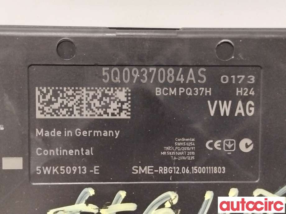 Styreenhet diverse til VW e-Golf 2014-2017 (Fase 1)  (VOLKSWAGEN|5Q0937084CL|5WK50913-E|5Q0937084AS)