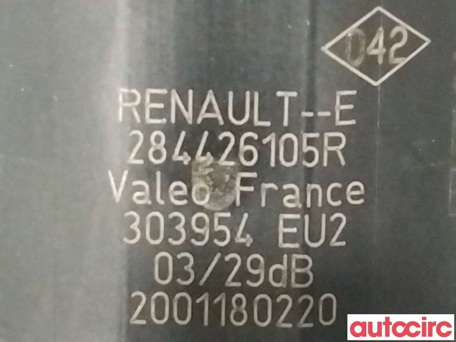 Parkeringssensor bak til Renault Kangoo 2008-2021 (Type II) (RENAULT|284420753R|284426105R)