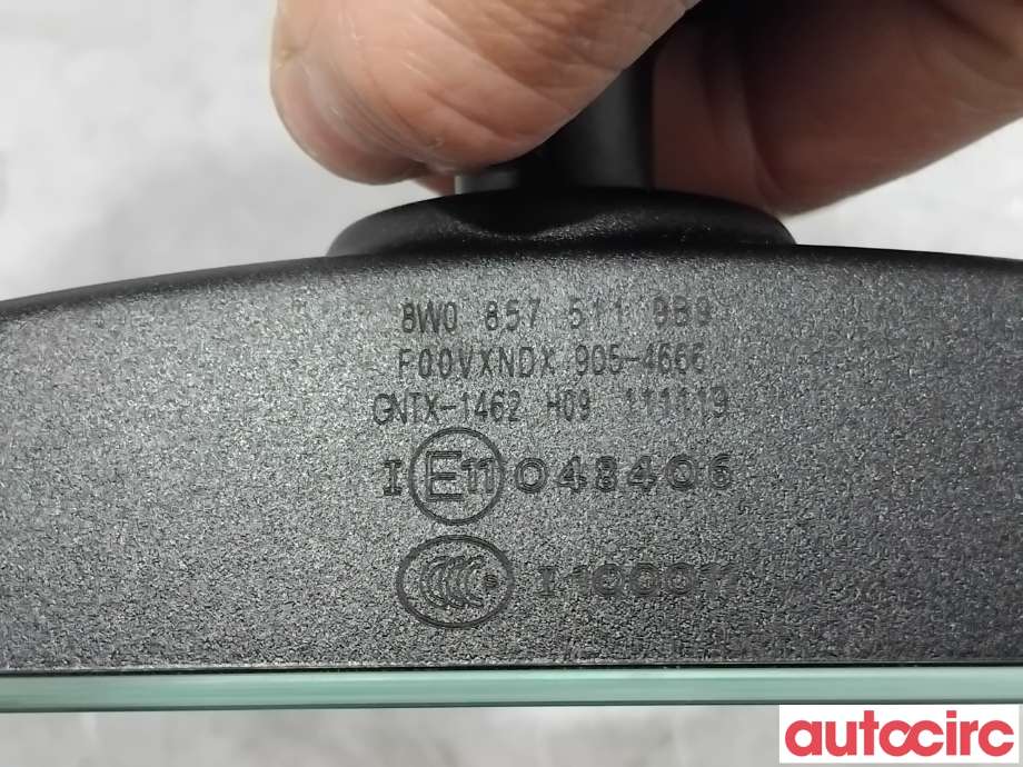 Speil innvendig til Audi e-tron 2018-->>  (AUDI|8W0857511|905-4666|8W0857511F)