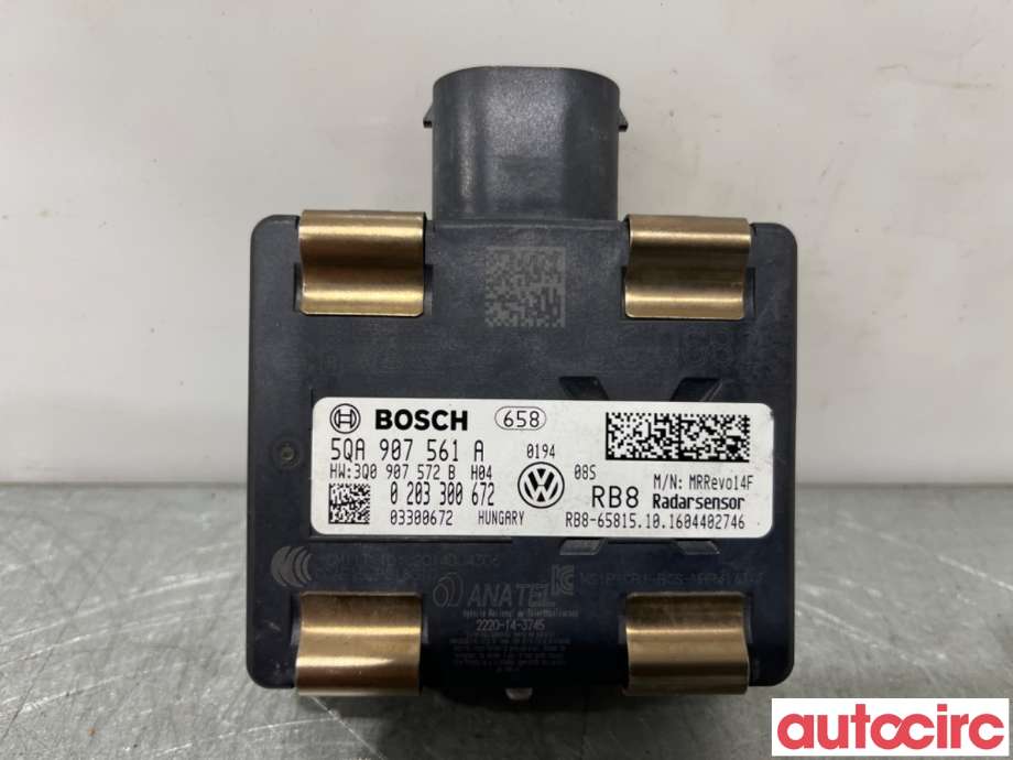 Sensor radar til VW Touran 2015-2021 (Type II)  (VOLKSWAGEN|5QA907561A|0203300672)