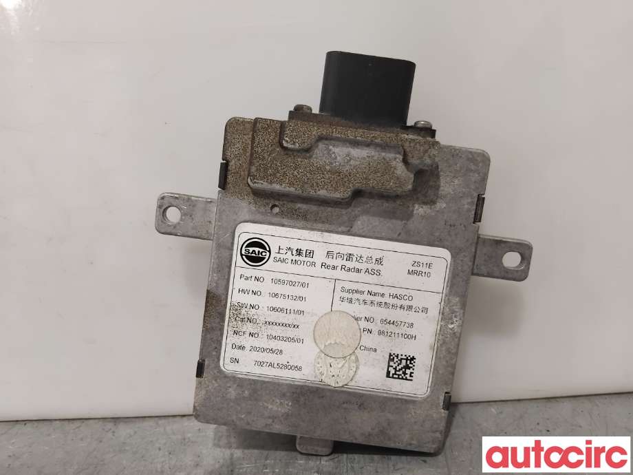 Sensor radar til MG ZS EV 2019-2021 (Type I, Fase 1)  (MG|10597027|654457738)