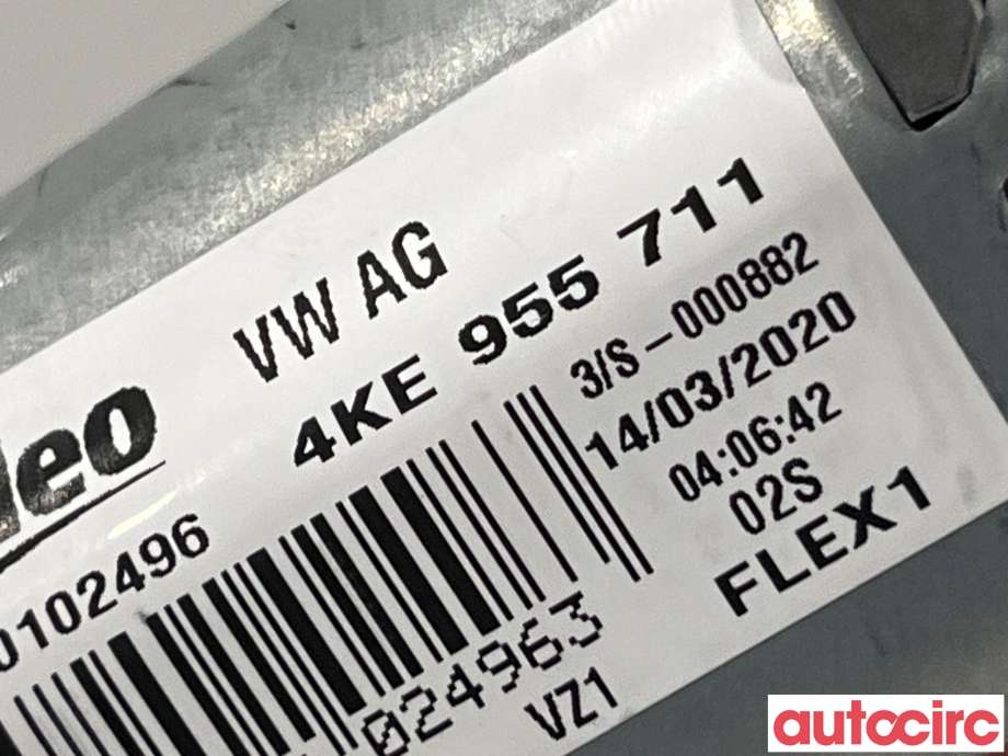 Viskermotor bakrute til Audi e-tron 2018-->> (AUDI|4KE955711)