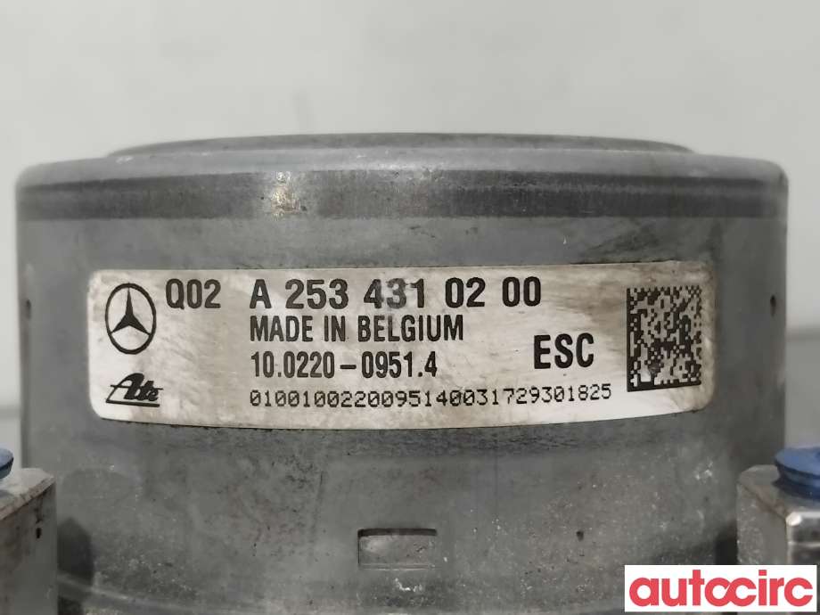 ABS sentral til Mercedes C-Klasse 2014-2018 (Fase 1) (W205) (W205) (MERCEDES|A2534310500|100915-15743|A2534313500)