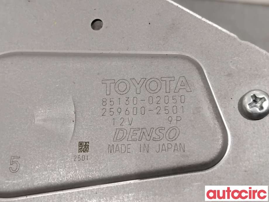 Viskermotor bakrute til Toyota Auris 2013-2015 (Type II, Fase 1)  (TOYOTA|8513002050|259600-2501|85130-02050)