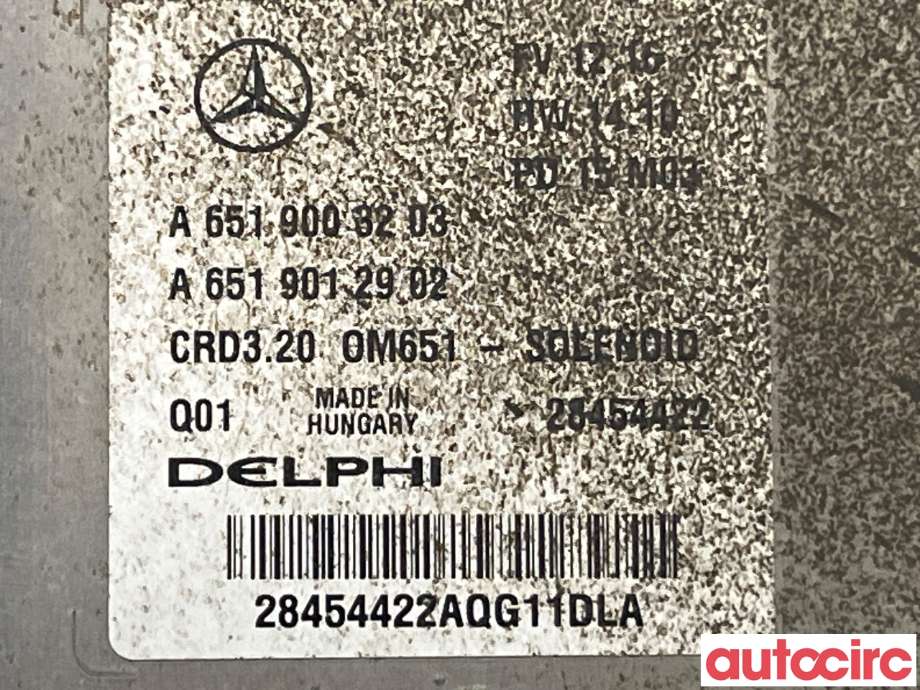Styreenhet motor til Mercedes Sprinter 2013-2018 (Fase 2) (906) (906) (MERCEDES|A6519003203)