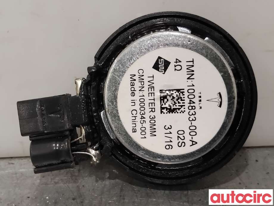 Bilstereo høyttaler til Tesla Model X 2016-->> (TESLA|1004833-00-A|1000345-001)