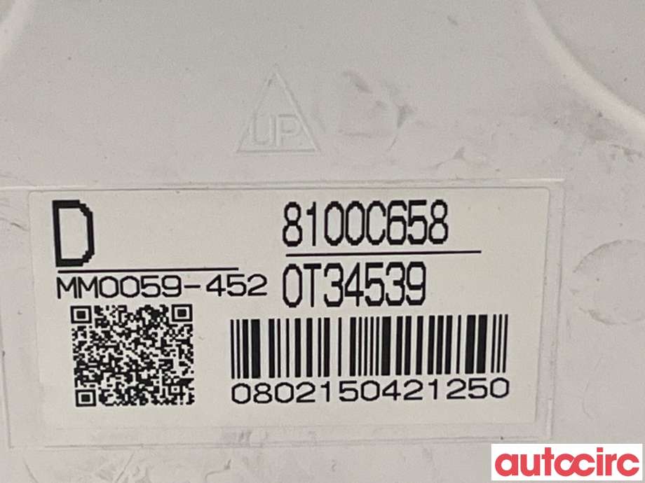 Instrumentpanel til Mitsubishi Outlander 2015-->> (Type III, Fase 2) (MITSUBISHI|8100C658|MM0059-452)