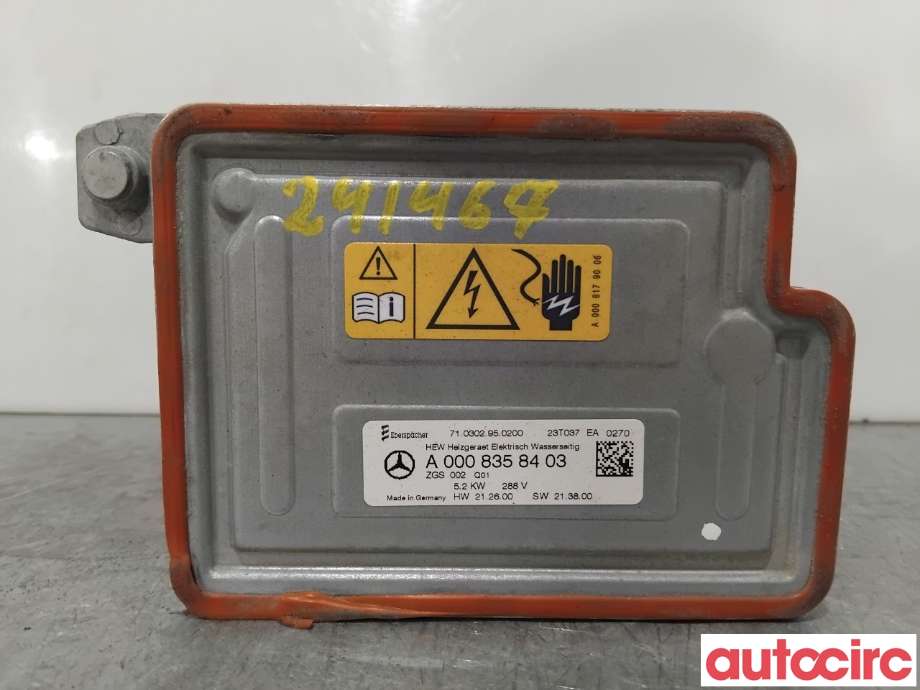 Motorvarmer elektrisk til Mercedes Vito 2014-->> (W447) (W447) (MERCEDES|A0008358403|710302950200|A1678354200)