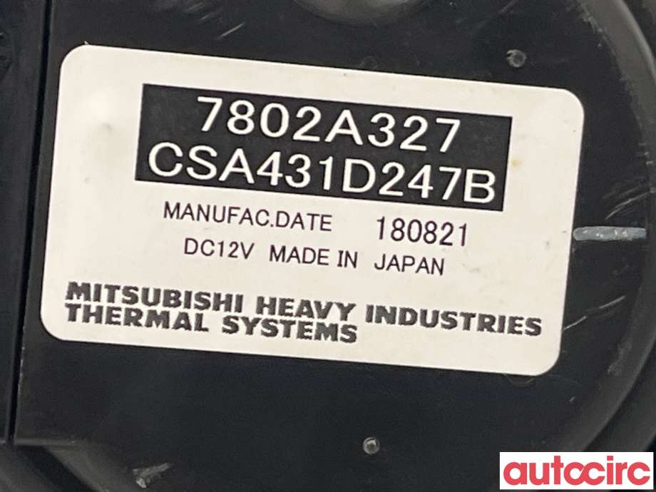 Varmeapparat motor til Mitsubishi Outlander 2015-->> (Type III, Fase 2)  (MITSUBISHI|7802A327|CSA431D247B)