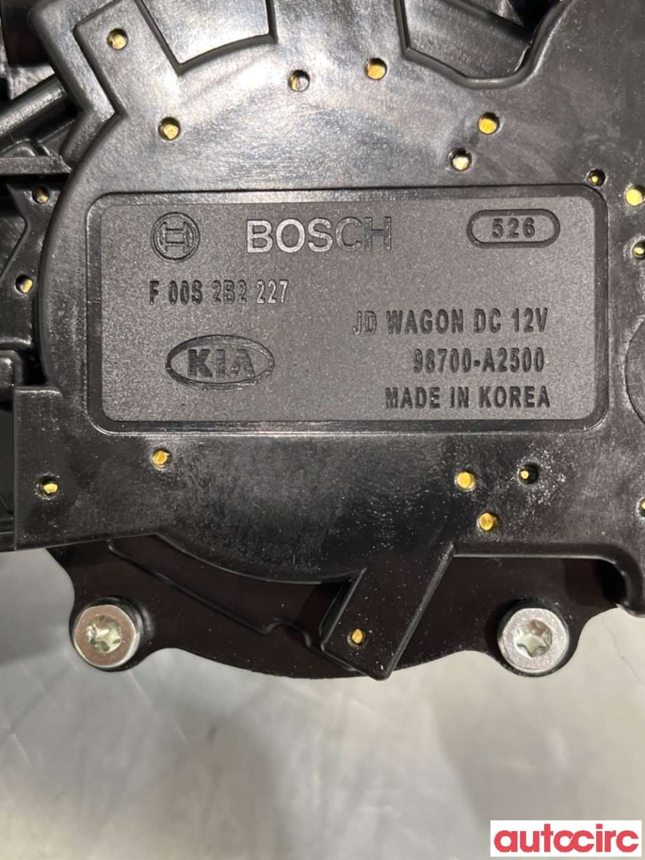 Viskermotor bakrute til Kia Cee