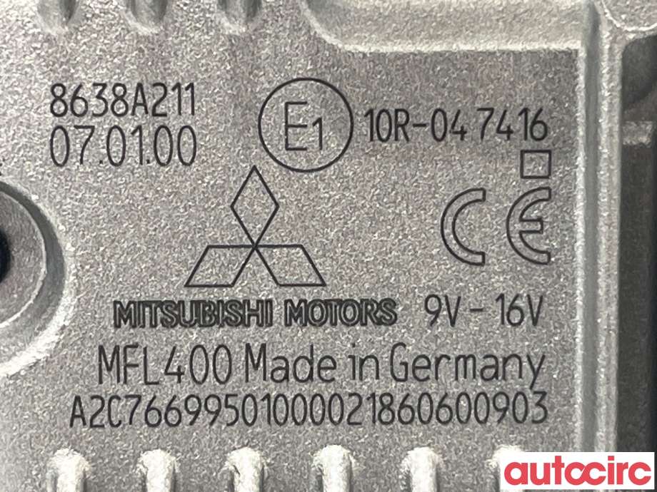 Sensor radar til Mitsubishi Outlander 2015-->> (Type III, Fase 2)  (MITSUBISHI|8638A211|A2C7669950100)