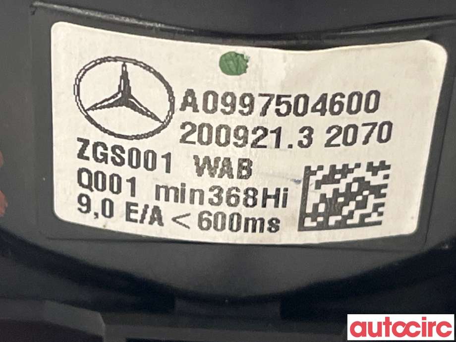 Bakluke/bakdør håndtak til Mercedes EQA 2021-->>  (MERCEDES|A0997504600)