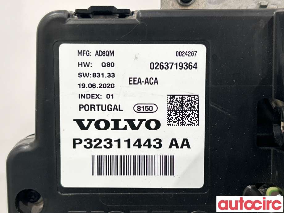Instrumentpanel til Volvo V60 / V60 CC 2018-->> (Type II)  (VOLVO|31687669|32311443)