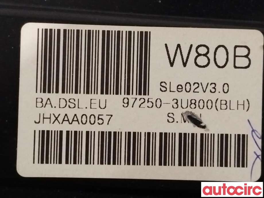 Varmeapparat betjening til Kia Sportage 2010-2016 (Type III)  (KIA|972503U800BLH)