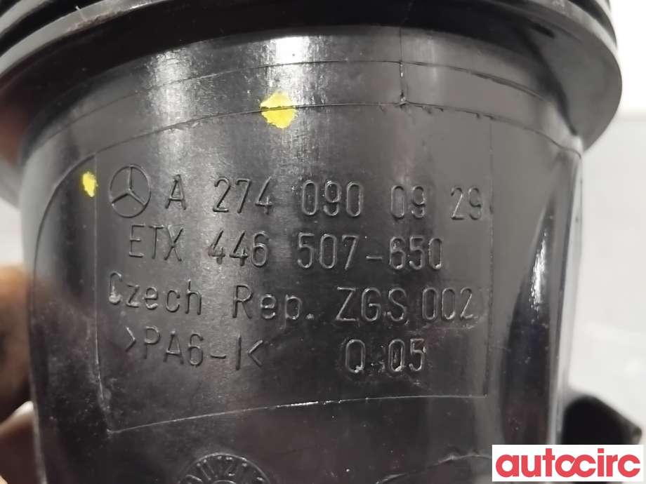 Luftslange innsug til Mercedes C-Klasse 2014-2018 (Fase 1) (W205) (W205) (MERCEDES|A2740900929|446507-650)