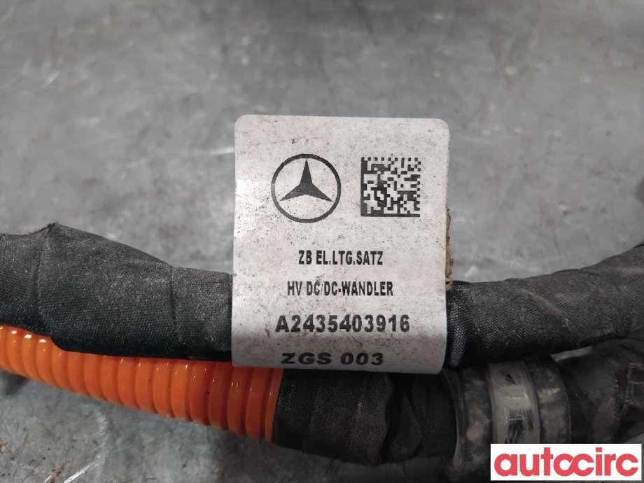 Kabel høy volt (HV) hybrid til Mercedes EQA 2021-->>  (MERCEDES|A2435403916|)