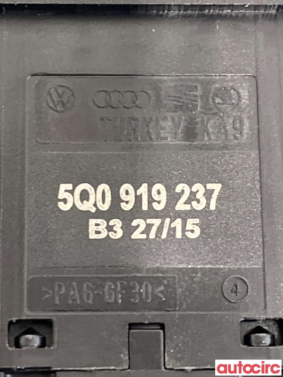 Bryter diverse til VW Passat 2015-2019 (Fase 1) (B8) (B8) (VOLKSWAGEN|5Q0919237)