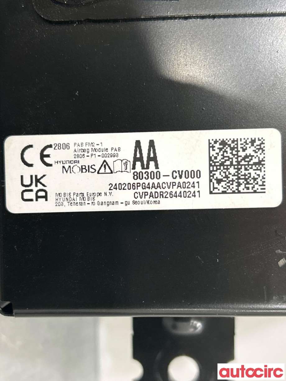 Airbag passasjer til Kia EV6 2021-->>  (KIA|80300CV000)