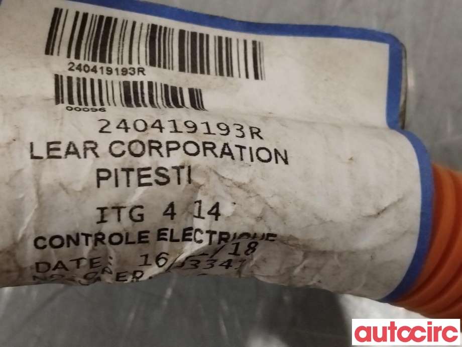 Ledningsnett til Renault Kangoo 2008-2021 (Type II)  (RENAULT|240419193R|)