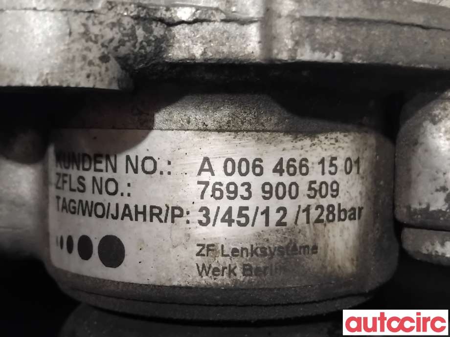 Servo pumpe mekanisk til Mercedes C-Klasse 2011-2014 (Fase 2) (W204) (W204) (MERCEDES|A0064661501|7693900509)