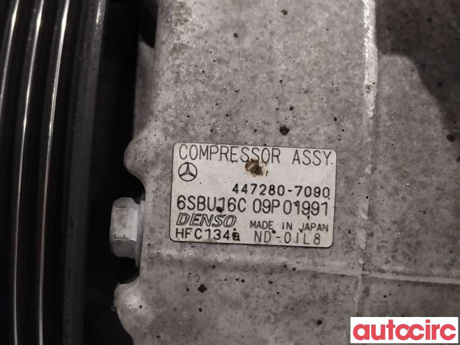 Aircondition kompressor til Mercedes C-Klasse 2011-2014 (Fase 2) (W204) (W204) (MERCEDES|A0008302700|447280-7090)