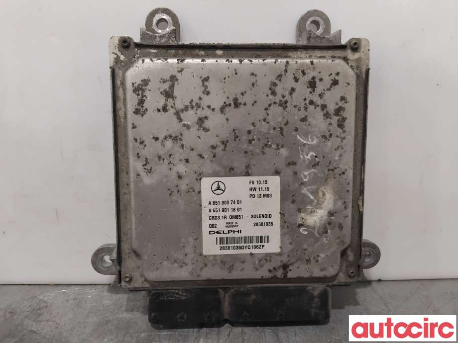 Styreenhet motor til Mercedes C-Klasse 2011-2014 (Fase 2) (W204) (W204) (MERCEDES|A6519007401|28381036)