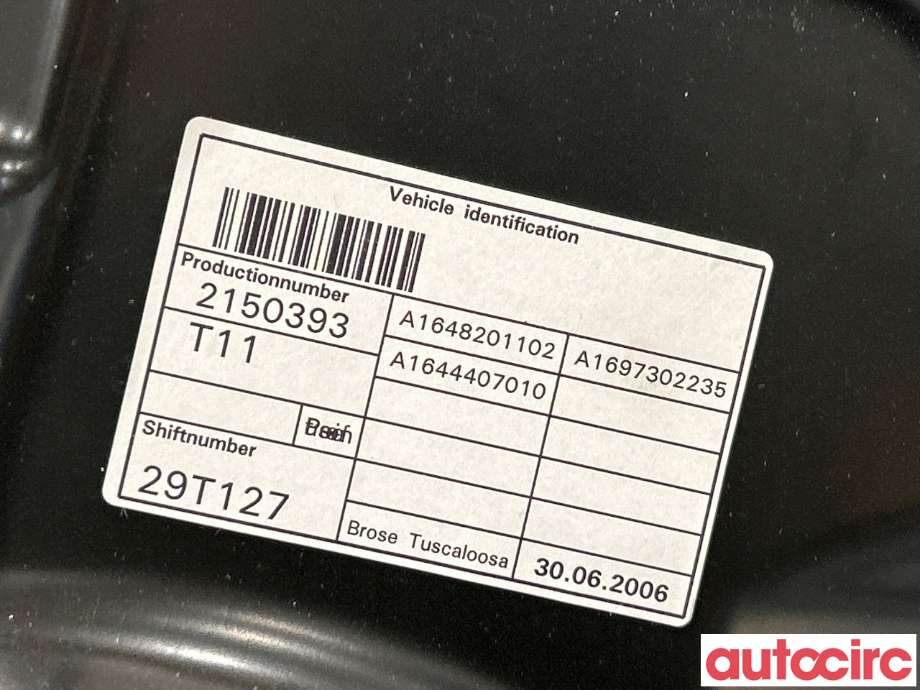 Ruteheis høyre bak til Mercedes GL 2006-2012 (X164) (X164) (MERCEDES|A1647300479|A1648201102)