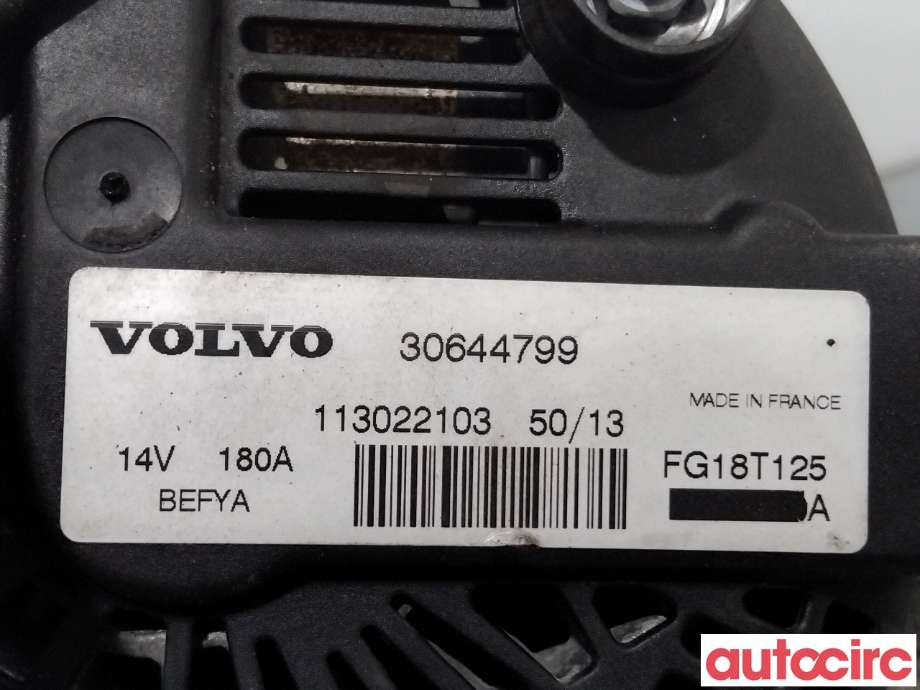 Dynamo til Volvo V40 2012-2019 (VOLVO|36002929|FG18T125|30644799)