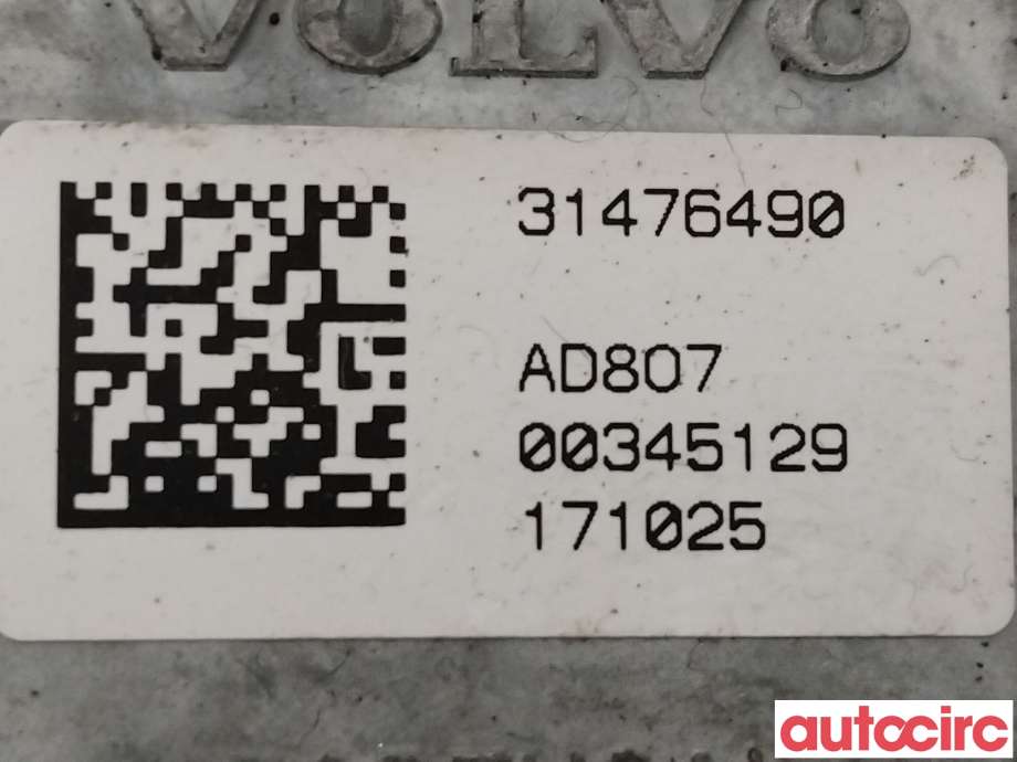 Rattaksel til Volvo XC60 2017-->> (Type II) (VOLVO|31476844|31476490)