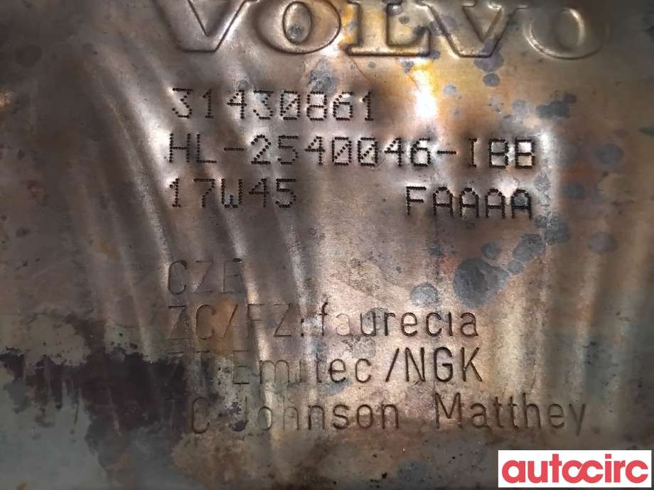 Katalysator til Volvo V90 / V90 CC / S90 2016-->>  (VOLVO|36012613|HL-2540046-IBB|31430861)