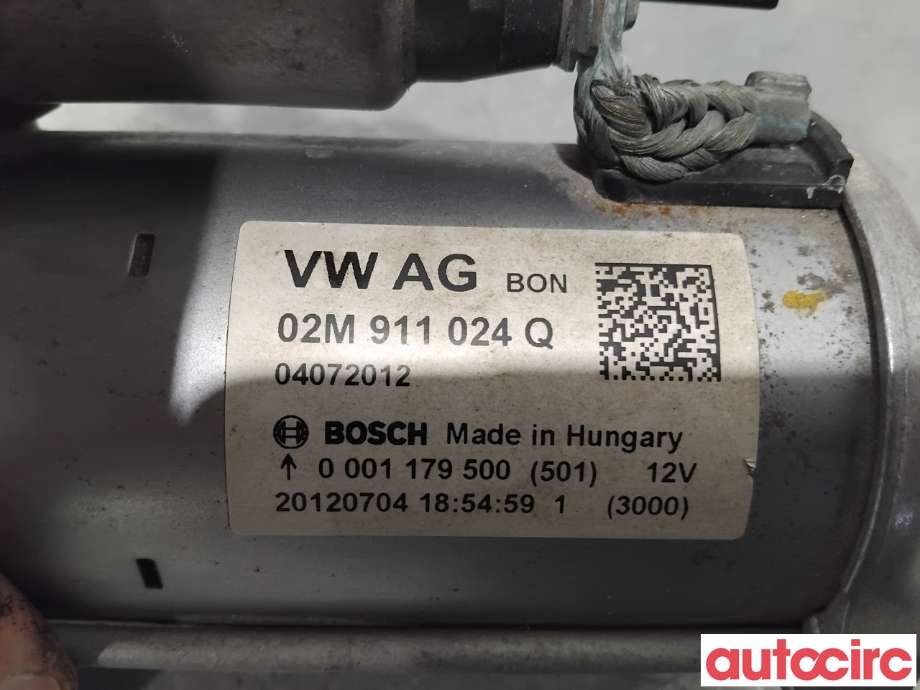 Starter til VW Up 2012-2019  (VOLKSWAGEN|02M911021GX|0001179500|02M911024Q)
