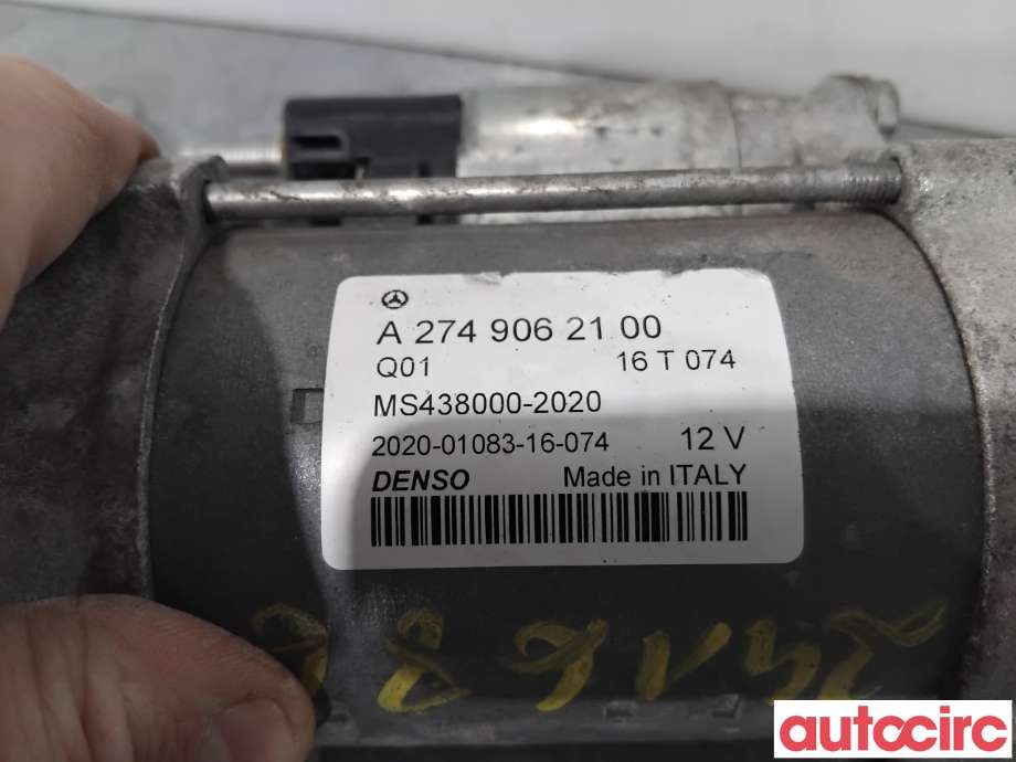 Starter til Mercedes C-Klasse 2014-2018 (Fase 1) (W205) (W205) (MERCEDES|A2749062100|MS438000-2020)