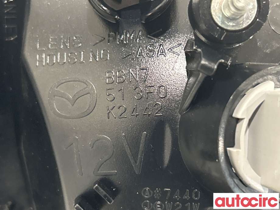 Baklykt høyre indre til Mazda 3 2009-2013 (Type II)  (MAZDA|BBN7513F0F|BBN7513F0)