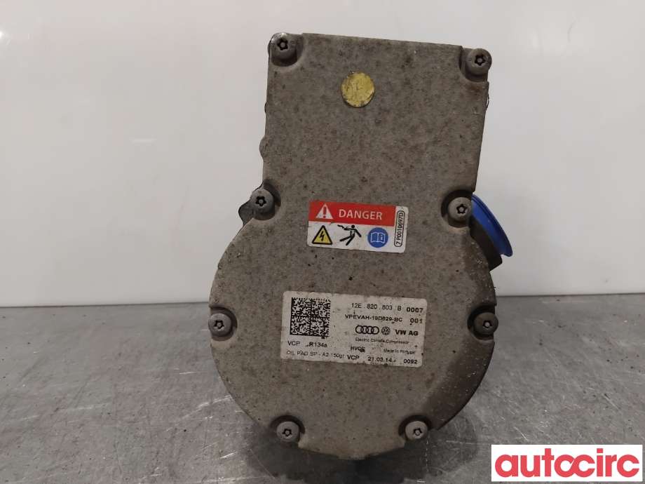 Aircondition kompressor til VW E-Up 2013-2019  (VOLKSWAGEN|12E820803E|VPEVAH-19D629-BC|5QE816803L)