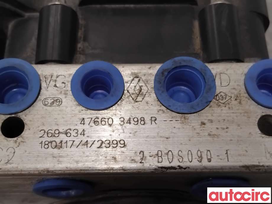 ABS sentral til Renault Kangoo 2008-2021 (Type II)  (RENAULT|476605022R|0265259110|476603498R)