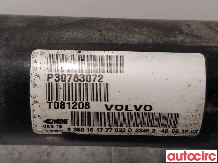 Drivaksel høyre foran til Volvo XC60 2008-2013 (Type I, Fase 1)  (VOLVO|36051325||30783072)