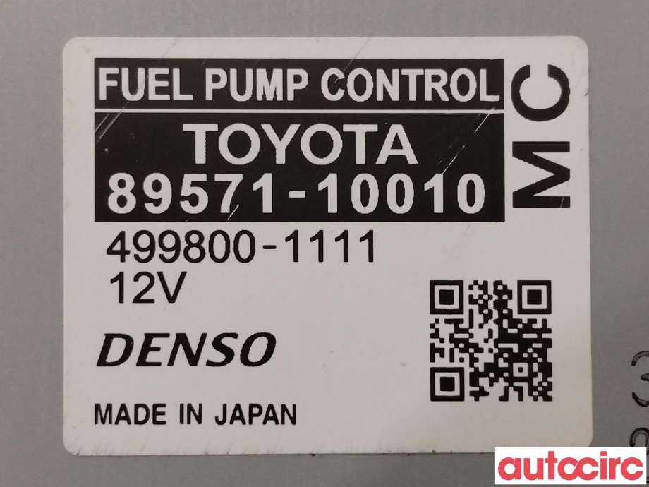 Styreenhet drivstoffpumpe til Toyota Yaris Cross (SUV) 2021-->> (TOYOTA|8957110010)