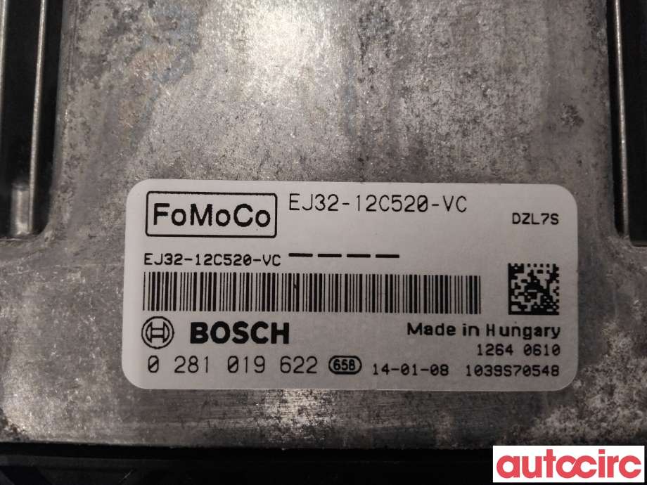 Styreenhet motor til Land Rover Range Rover, Evoque 2011-2019 (Type I)  (LAND-ROVER|LR054832|0281019622|EJ32-12C520-VC)