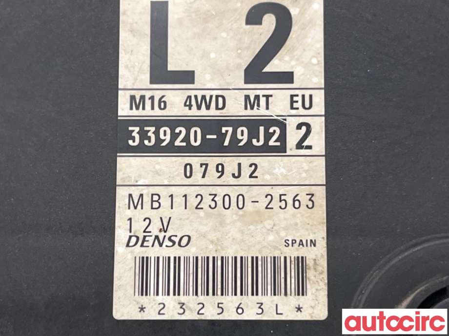 Styreenhet motor til Suzuki SX4 2006-2009 (Type I, Fase 1)  (SUZUKI|33920-79J24|MB112300-2563|33920-79J22)